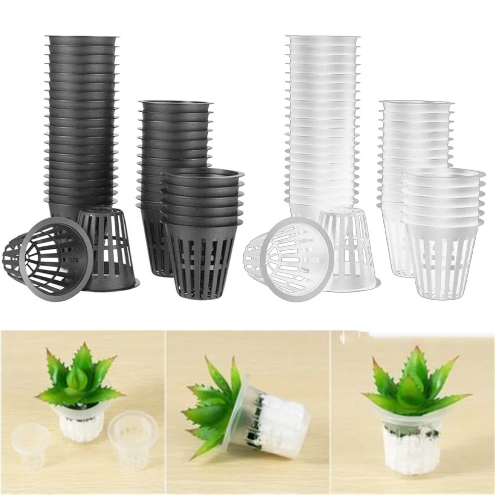 40Pcs Hydroponic Colonization Mesh Pot Net Cup Basket Hydroponic Aeroponic Planting Grow Clone Nursery Pots Garden Tools
40Pcs Hydroponic Colonization Mesh Pot Net Cup Basket Hydroponic Aeroponic Planting Grow Clone Nursery Pots Garden Tools