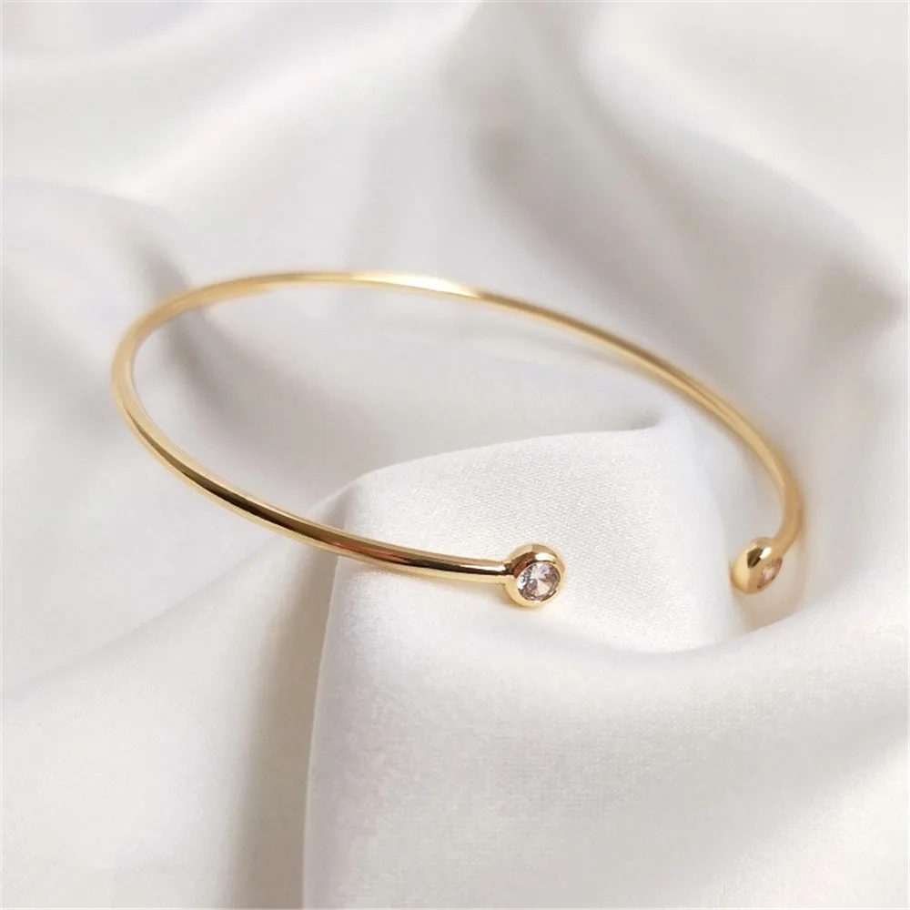14K Gold Filled Plated Inlaid zircon bracelet INS Tide bracelet Simple fashion diy bottom bracelet jewelry
14K Gold Filled Plated Inlaid zircon bracelet INS Tide bracelet Simple fashion diy bottom bracelet jewelry