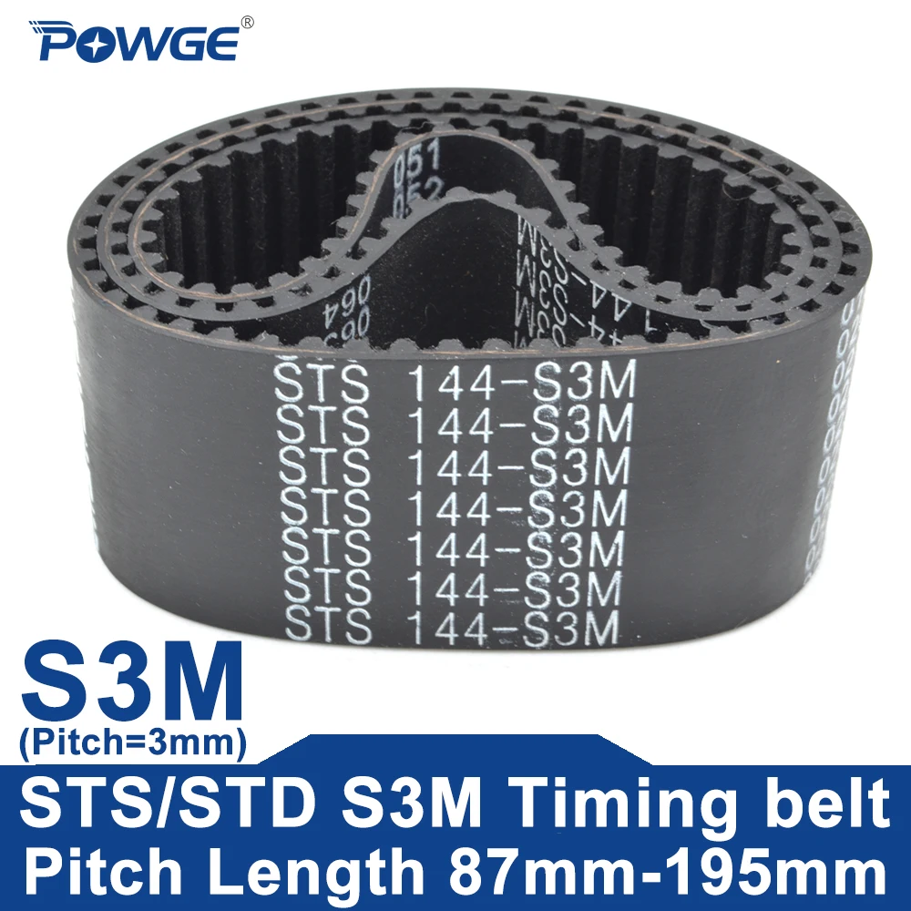 POWGE STD S3M Синхронный ремень ГРМ 87-195 мм
POWGE STD S3M Синхронный ремень ГРМ 87-195 мм