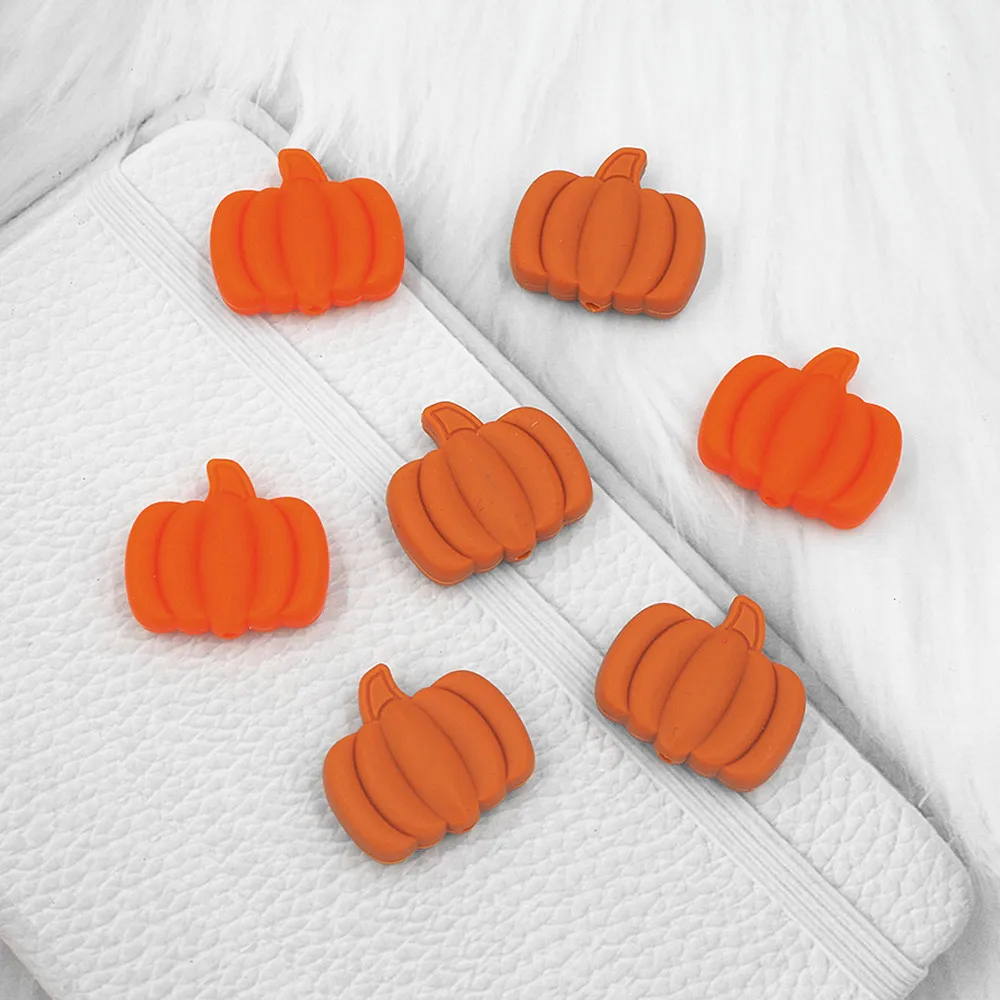 Chenkai 10pcs Silicone Pumpkin Beads Baby Halloween Beads BPA Free Infant Chewable Dummy Necklace Pacifier Toy Accessories
Chenkai 10pcs Silicone Pumpkin Beads Baby Halloween Beads BPA Free Infant Chewable Dummy Necklace Pacifier Toy Accessories