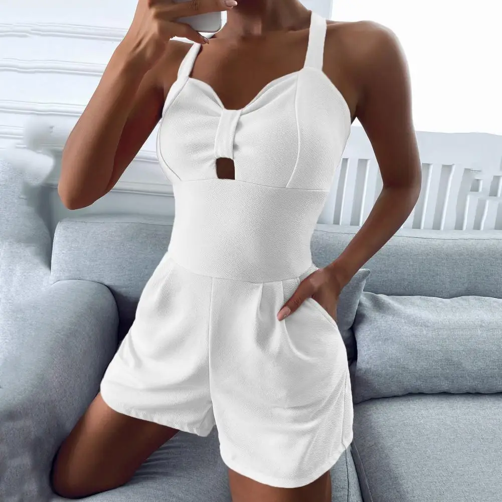 Комбинезон женский однотонный с открытыми плечами, облегающий однотонный Ромпер, короткие брюки для отпуска
Комбинезон женский однотонный с открытыми плечами, облегающий однотонный Ромпер, короткие брюки для отпуска