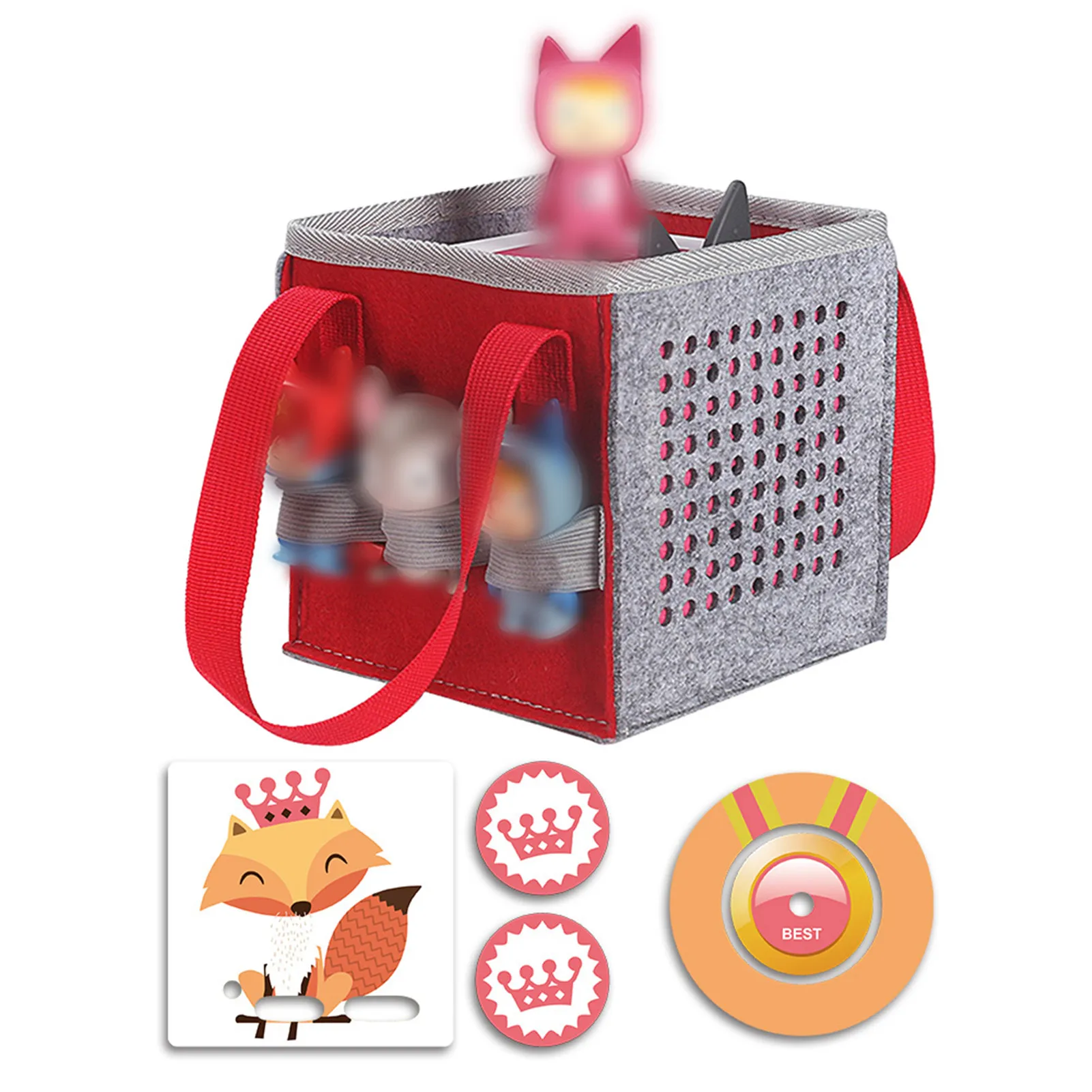 Dust-proof Outdoor Travel Felt Cloth Case Storage Bag Foldable Carrying Box For Tonies Toniebox Starter Set With Stickers
Dust-proof Outdoor Travel Felt Cloth Case Storage Bag Foldable Carrying Box For Tonies Toniebox Starter Set With Stickers