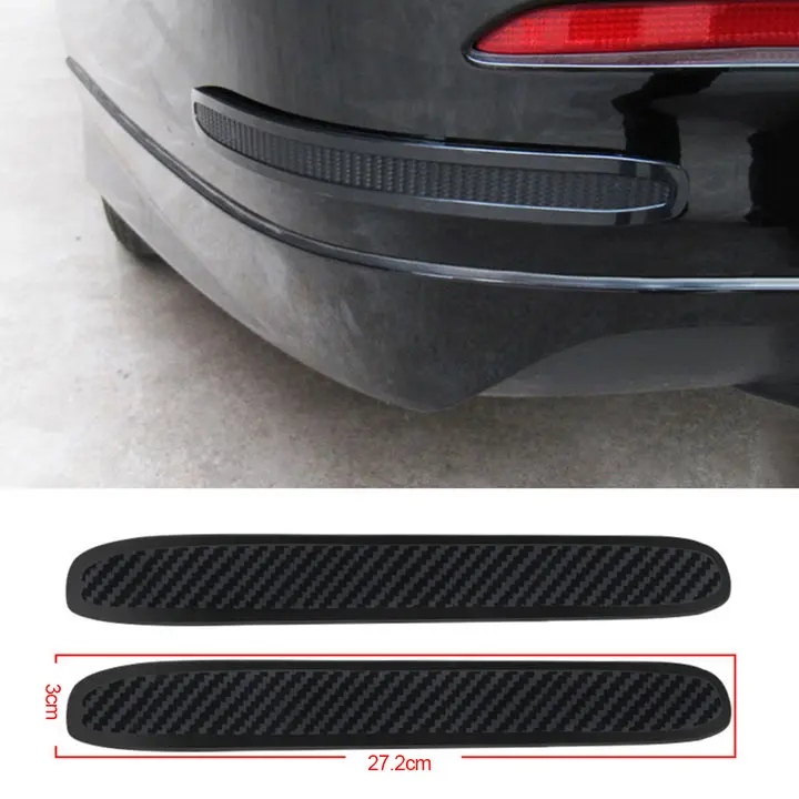 2pcs Protector Carbon Front/Rear Corner Car Bumper Strip Scratch Guard Anti-Rub Universal Rubber Bumpers Guard Corner Protector
2pcs Protector Carbon Front/Rear Corner Car Bumper Strip Scratch Guard Anti-Rub Universal Rubber Bumpers Guard Corner Protector