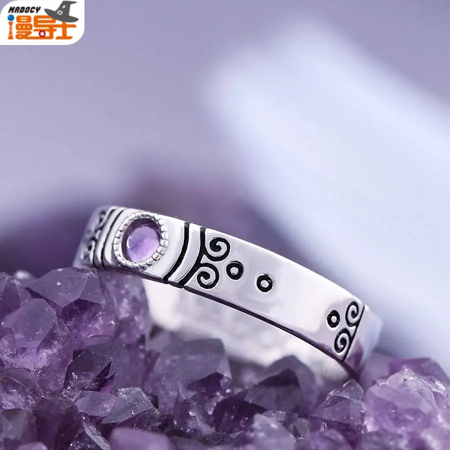 Anime Puella Magi Madoka Magica Akemi Homura Cosplay S925 Sterling Silver Finger Ring Men Women's Adjustable Jewelry Gift
Anime Puella Magi Madoka Magica Akemi Homura Cosplay S925 Sterling Silver Finger Ring Men Women's Adjustable Jewelry Gift