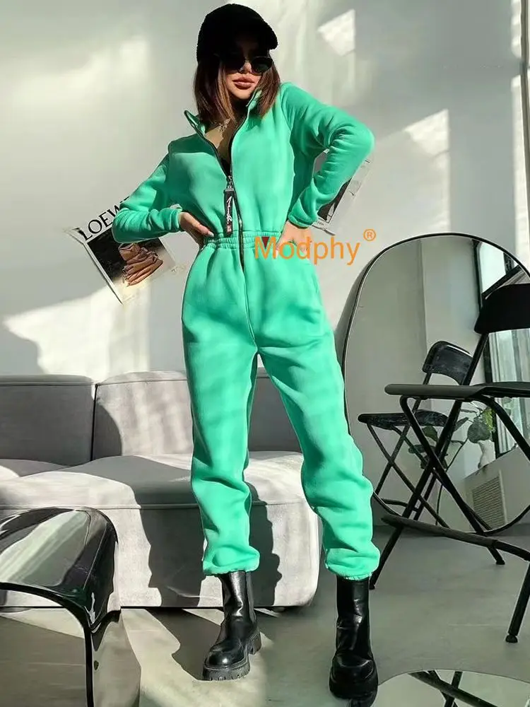Free Shipping Casual Zipper Jumpsuit Women Long Sleeve One Piece Outfit Fleece Warm Romper Female Overalls Playsuit Winter New
Free Shipping Casual Zipper Jumpsuit Women Long Sleeve One Piece Outfit Fleece Warm Romper Female Overalls Playsuit Winter New