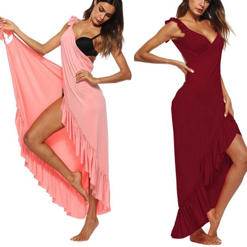 ASDS-Women's Ruffled Beach Skirt, Outdoor Sunscreen Blouse, Multifunctional Mopping Dress 
ASDS-Women's Ruffled Beach Skirt, Outdoor Sunscreen Blouse, Multifunctional Mopping Dress