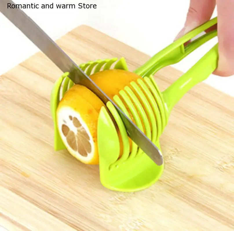 Пластиковые Зеленые ручные слайсеры, 1 шт., слайсер для томатов, искусственные фрукты, помощник в приготовлении 
Пластиковые Зеленые ручные слайсеры, 1 шт., слайсер для томатов, искусственные фрукты, помощник в приготовлении
