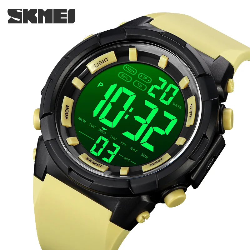

SKMEI Sports Watches Alarm Countdown 50M Waterproof Outdoor Digital Watch Men LED Electronic Wristwatches Relogio Masculino