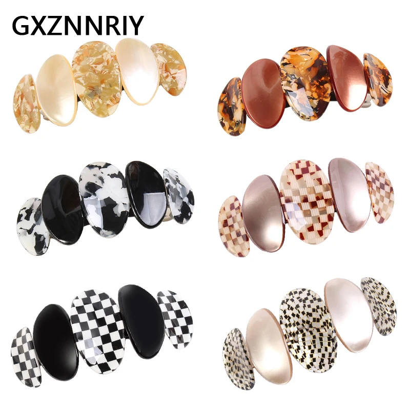 Fashion 8.5cm Acrylic Barrettes Hair Clips for Women Hair Accessories Girls Hairclips Trendy Hairpins Party Headwear Gift
Fashion 8.5cm Acrylic Barrettes Hair Clips for Women Hair Accessories Girls Hairclips Trendy Hairpins Party Headwear Gift