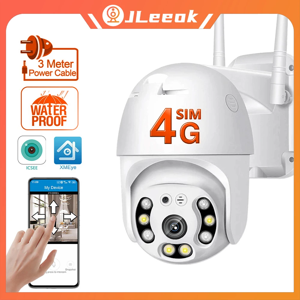 JLeeok 4K 8MP 4G SIM Outdoor Camera AI Human Tracking PTZ Security Surveillance Camera Color Night Vision IP Camera iCsee Alexa
JLeeok 4K 8MP 4G SIM Outdoor Camera AI Human Tracking PTZ Security Surveillance Camera Color Night Vision IP Camera iCsee Alexa