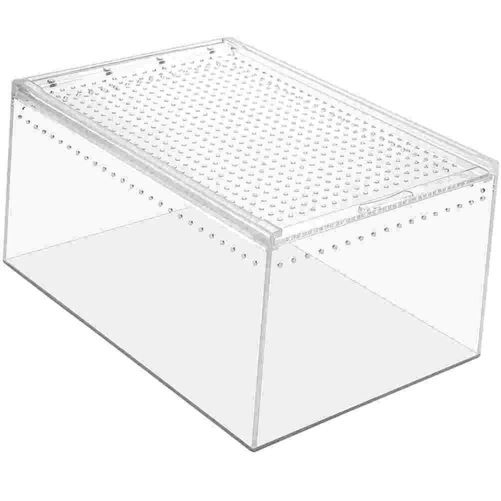 

Breeder Box Boxes Spider Reptile Habitat Snail Cage Bins Breeding Reptiles Feed Keeper Critter Mini Enclosures Incubators