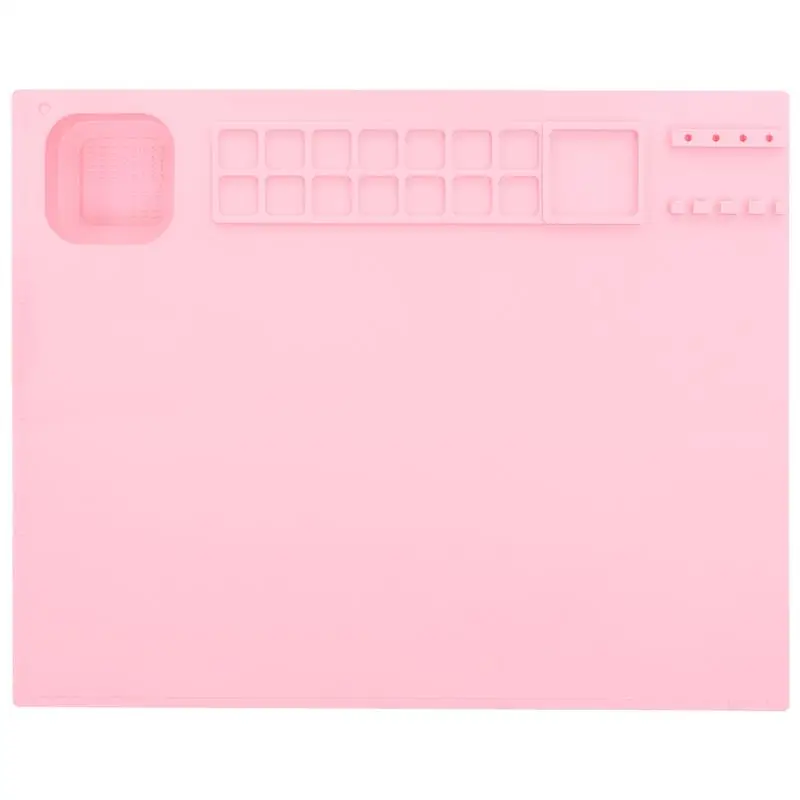 1 Set Palette Oil Silicone Pigment Plate Paint Pallet Painting Tray Artist Mat Silica Gel Watercolor Board Travel DIY
1 Set Palette Oil Silicone Pigment Plate Paint Pallet Painting Tray Artist Mat Silica Gel Watercolor Board Travel DIY