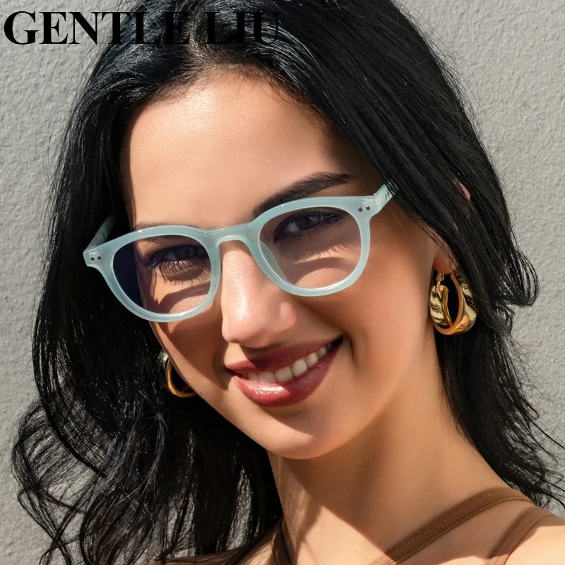 Fashion Small Frame Round Eyeglasses Anti Blue Light Glasses Women Computer Spectacles Transparent Optical Frames Gaming Eyewear
Fashion Small Frame Round Eyeglasses Anti Blue Light Glasses Women Computer Spectacles Transparent Optical Frames Gaming Eyewear