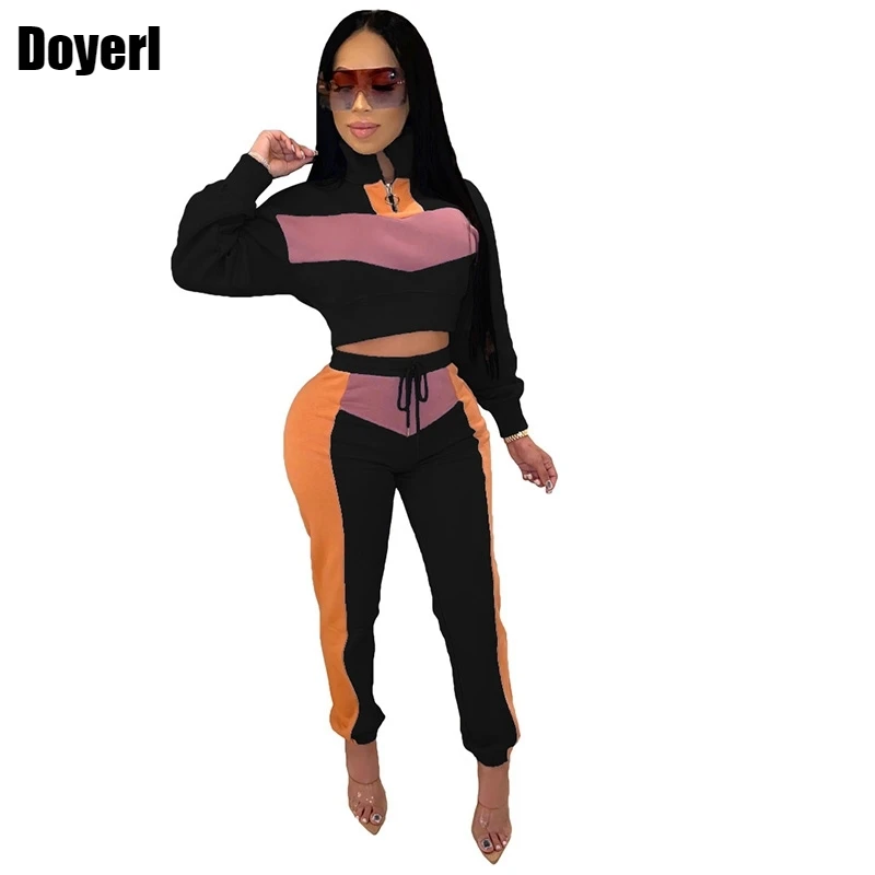 2 Piece Set Women Long Sleeve Crop Top and Pants Autumn Sportswear Tracksuit Sweatsuit Women Set Casual Two Piece Set Outfits
2 Piece Set Women Long Sleeve Crop Top and Pants Autumn Sportswear Tracksuit Sweatsuit Women Set Casual Two Piece Set Outfits