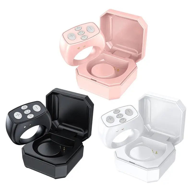 Blue Tooth Fingertip Remote Control Page Turner Video Scrolling Controller Mobile Phone Phone Remote Page Turning Controller
Blue Tooth Fingertip Remote Control Page Turner Video Scrolling Controller Mobile Phone Phone Remote Page Turning Controller
