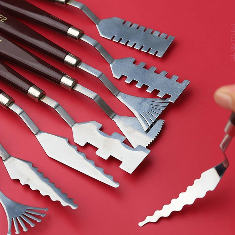 Professional Palette Knife Irregular-shape Painting Knife Spatula Stainless Steel Palette Knife for Oil Acrylic Painting H8WD
Professional Palette Knife Irregular-shape Painting Knife Spatula Stainless Steel Palette Knife for Oil Acrylic Painting H8WD