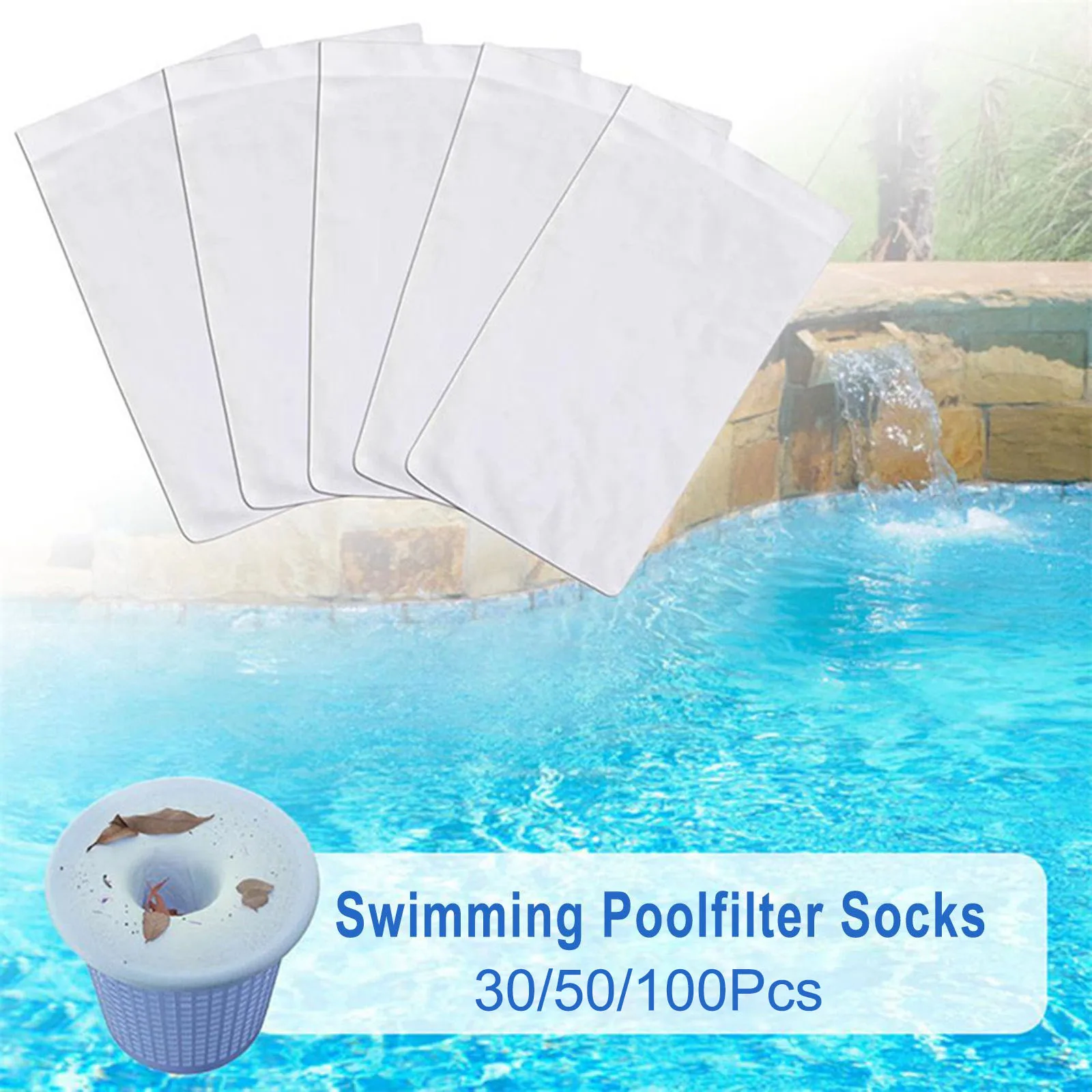 Durable Skimmer Socks Filter Reuse Swimming Accessories Elastic Pool Filter Socks Elasticity Pool Skimmer Replacement
Durable Skimmer Socks Filter Reuse Swimming Accessories Elastic Pool Filter Socks Elasticity Pool Skimmer Replacement