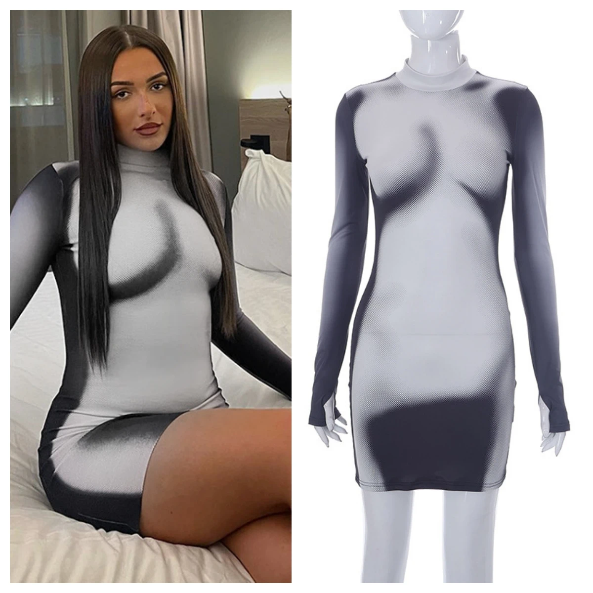 3d Body Printed Short Dresses Y2k Streetwear Long Sleeve Mini Bodycon Dress Women Club Party African Sexy Dresses Clothes
3d Body Printed Short Dresses Y2k Streetwear Long Sleeve Mini Bodycon Dress Women Club Party African Sexy Dresses Clothes
