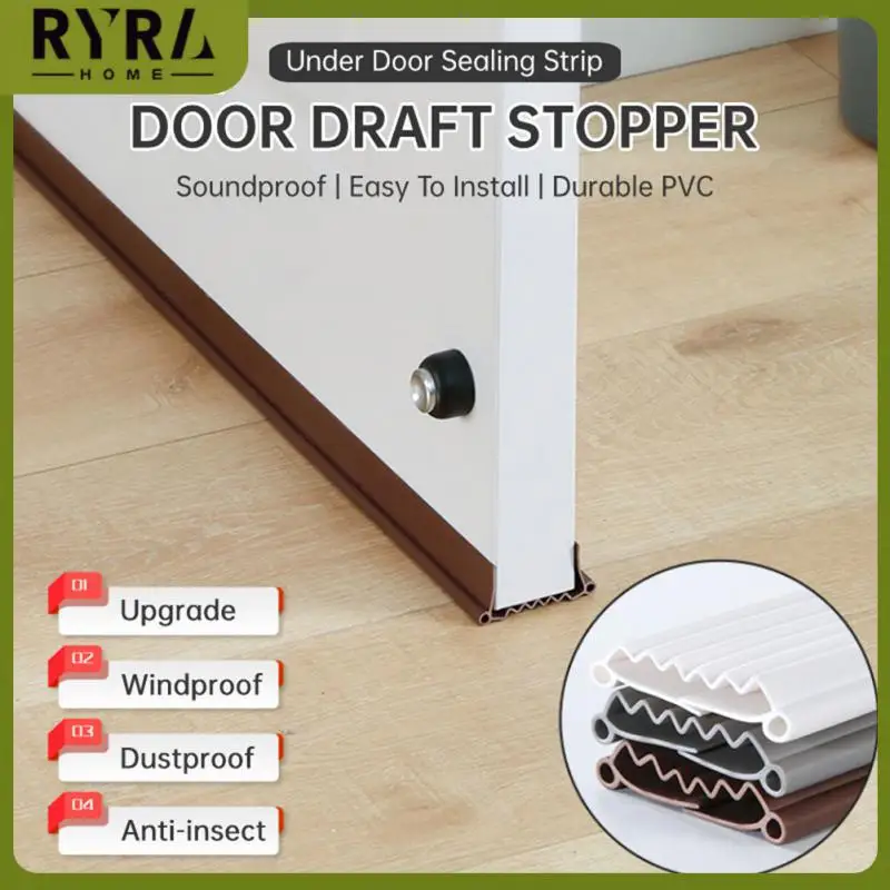 Pvc Soundproof Sealing Strip Windproof Noise Blocker Reduce Wind Dust Doors Gap Filler Home Accessories Tools Wave Doorstop
Pvc Soundproof Sealing Strip Windproof Noise Blocker Reduce Wind Dust Doors Gap Filler Home Accessories Tools Wave Doorstop