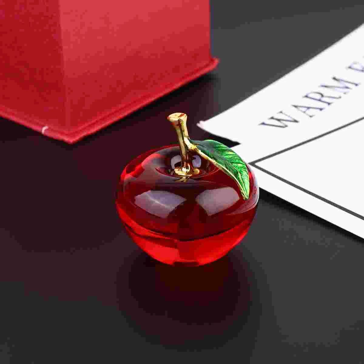 1Pc Crystal Apple Figurines Simulation Apple Sculpture Figurines Apple Gift Glass Craft for Home Decoration (Green Leaf)
1Pc Crystal Apple Figurines Simulation Apple Sculpture Figurines Apple Gift Glass Craft for Home Decoration (Green Leaf)