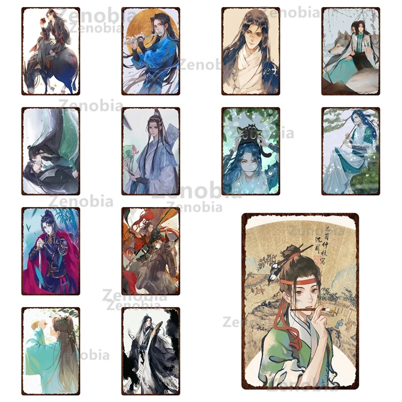 Zenobia Metal Sign Wall Art Chinese Ink Anime Ancient Boys Hanfu Shabby Metal Tin Plates Plaque Vintage Colorful Home Decoration
Zenobia Metal Sign Wall Art Chinese Ink Anime Ancient Boys Hanfu Shabby Metal Tin Plates Plaque Vintage Colorful Home Decoration