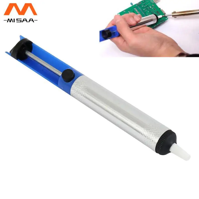 Suction Tin Gun Aluminum Alloy High Temperature Removal Vacuum Strong Manual Hand Welding Tools Soldering Sucker Pen Desolder
Suction Tin Gun Aluminum Alloy High Temperature Removal Vacuum Strong Manual Hand Welding Tools Soldering Sucker Pen Desolder
