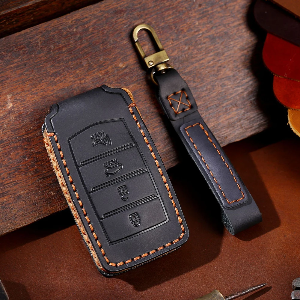 4 Button Leather Smart Key Cover Case Holder Shell For Hyundai Genesis G70 G80 G90 2017-2021 Brown/Blue/Black Keyless Key Case
4 Button Leather Smart Key Cover Case Holder Shell For Hyundai Genesis G70 G80 G90 2017-2021 Brown/Blue/Black Keyless Key Case