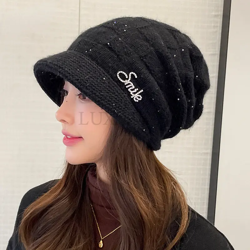 Fashion Winter Hat Real Rabbit Fur Winter Knitted Hats for Women Winter Warm Hats Women Solid Adult Cover Head Cap LUXXETON
Fashion Winter Hat Real Rabbit Fur Winter Knitted Hats for Women Winter Warm Hats Women Solid Adult Cover Head Cap LUXXETON