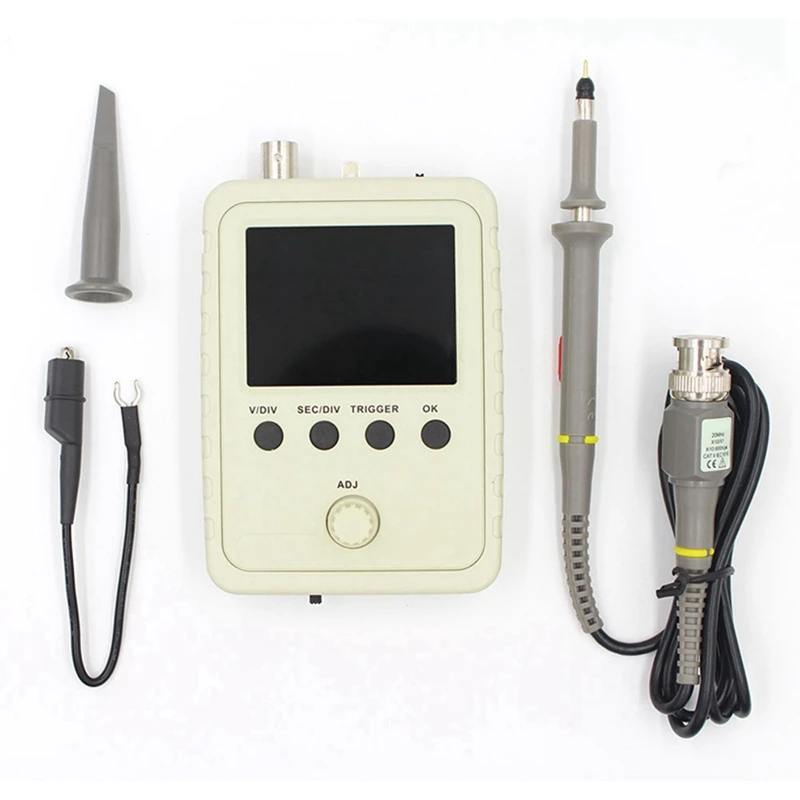 1Set Oscilloscope DIY Kit Oscilloscope Teaching DIY Digital Oscilloscope Kit Upgrade Version With BNC Probe
1Set Oscilloscope DIY Kit Oscilloscope Teaching DIY Digital Oscilloscope Kit Upgrade Version With BNC Probe