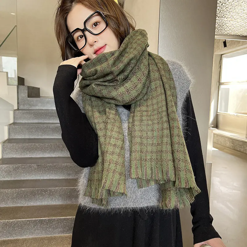 Scarves Women Winter Korean Style Houndstooth Warm Thick Students All-match BF Elegant Fashion Shawl
Scarves Women Winter Korean Style Houndstooth Warm Thick Students All-match BF Elegant Fashion Shawl