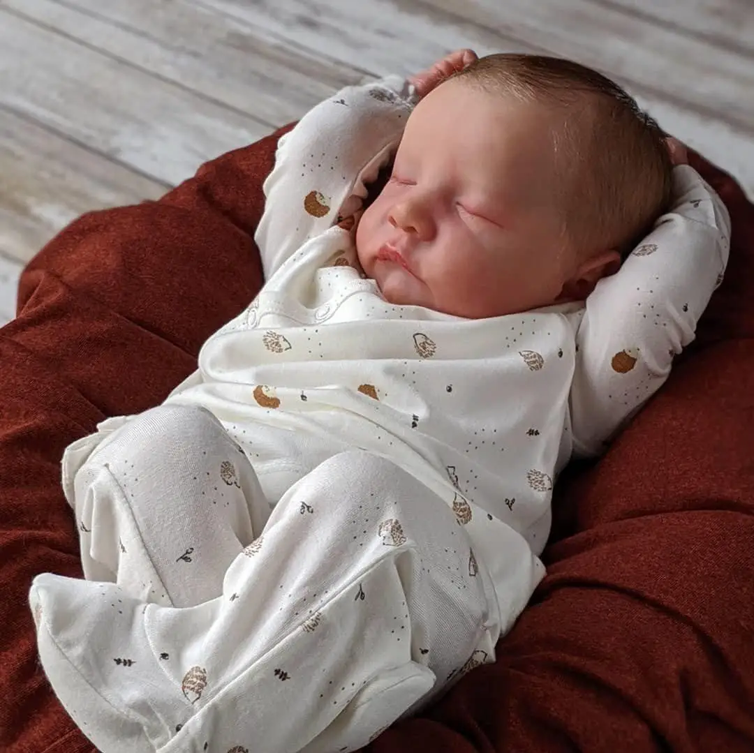 Lifelike Silicone Vinyl Doll Baby Reborn 12/18inch Realistic Sleeping Babies Dolls With Lovely Clothes Kids Playmate
Lifelike Silicone Vinyl Doll Baby Reborn 12/18inch Realistic Sleeping Babies Dolls With Lovely Clothes Kids Playmate