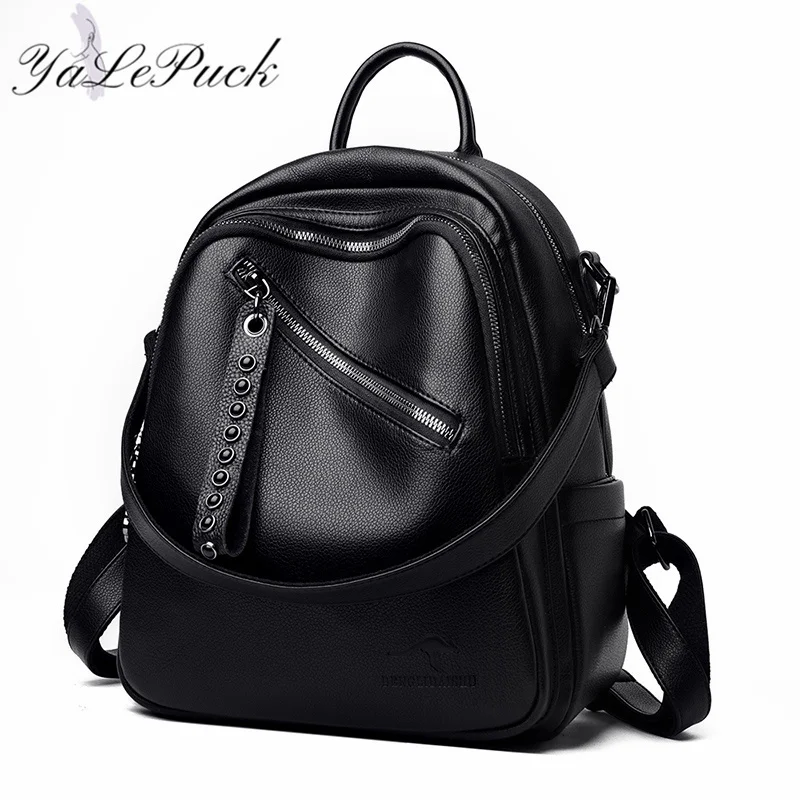 2023 New High Quality Leather Backpacks Women High Capacity Travel Backpack Mochilas School Bags For Teenage Girls Shoulder Bag
2023 New High Quality Leather Backpacks Women High Capacity Travel Backpack Mochilas School Bags For Teenage Girls Shoulder Bag