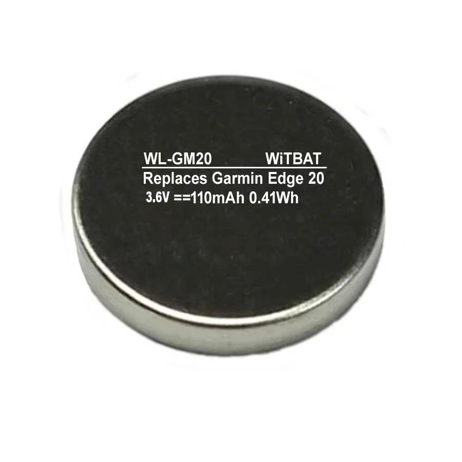 Аккумулятор 3 6 В 110 мА · ч для телефона Φ PD2430 GARMIN Edge 20 25 | Мобильные телефоны и