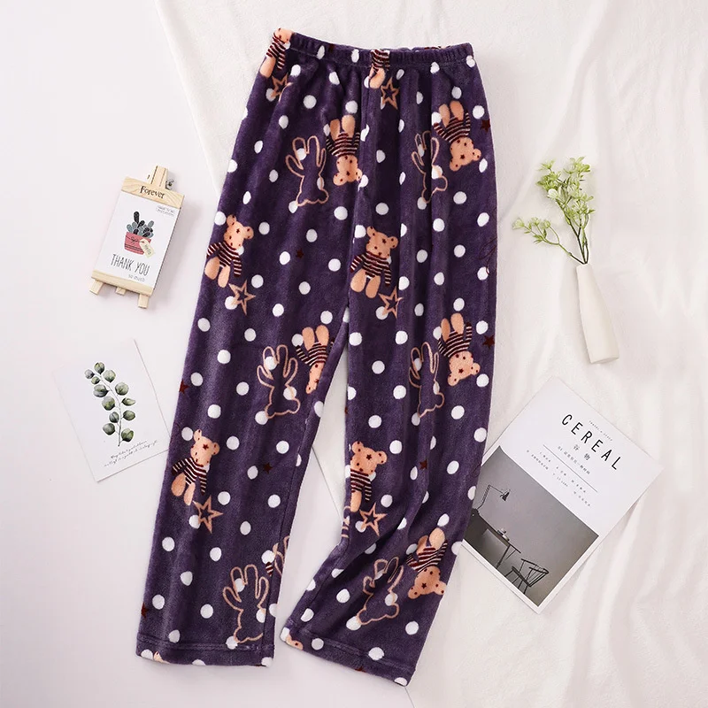 Print Sleep Bottom Women Flannel Full-Length Pant Homewear Pajamas Soft Warm Winter Cartoon Pants Sexy Casual Plus Size
Print Sleep Bottom Women Flannel Full-Length Pant Homewear Pajamas Soft Warm Winter Cartoon Pants Sexy Casual Plus Size