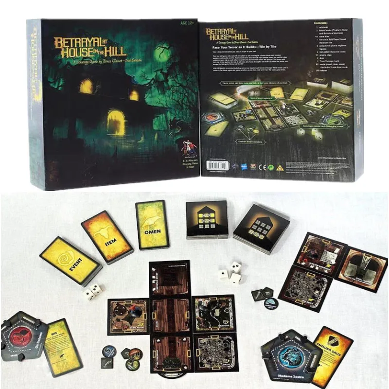 Cards Board Game English Betrayal At House on The Hill Family Friends Party Halloween Cards Game Collection Holiday Gifts
Cards Board Game English Betrayal At House on The Hill Family Friends Party Halloween Cards Game Collection Holiday Gifts