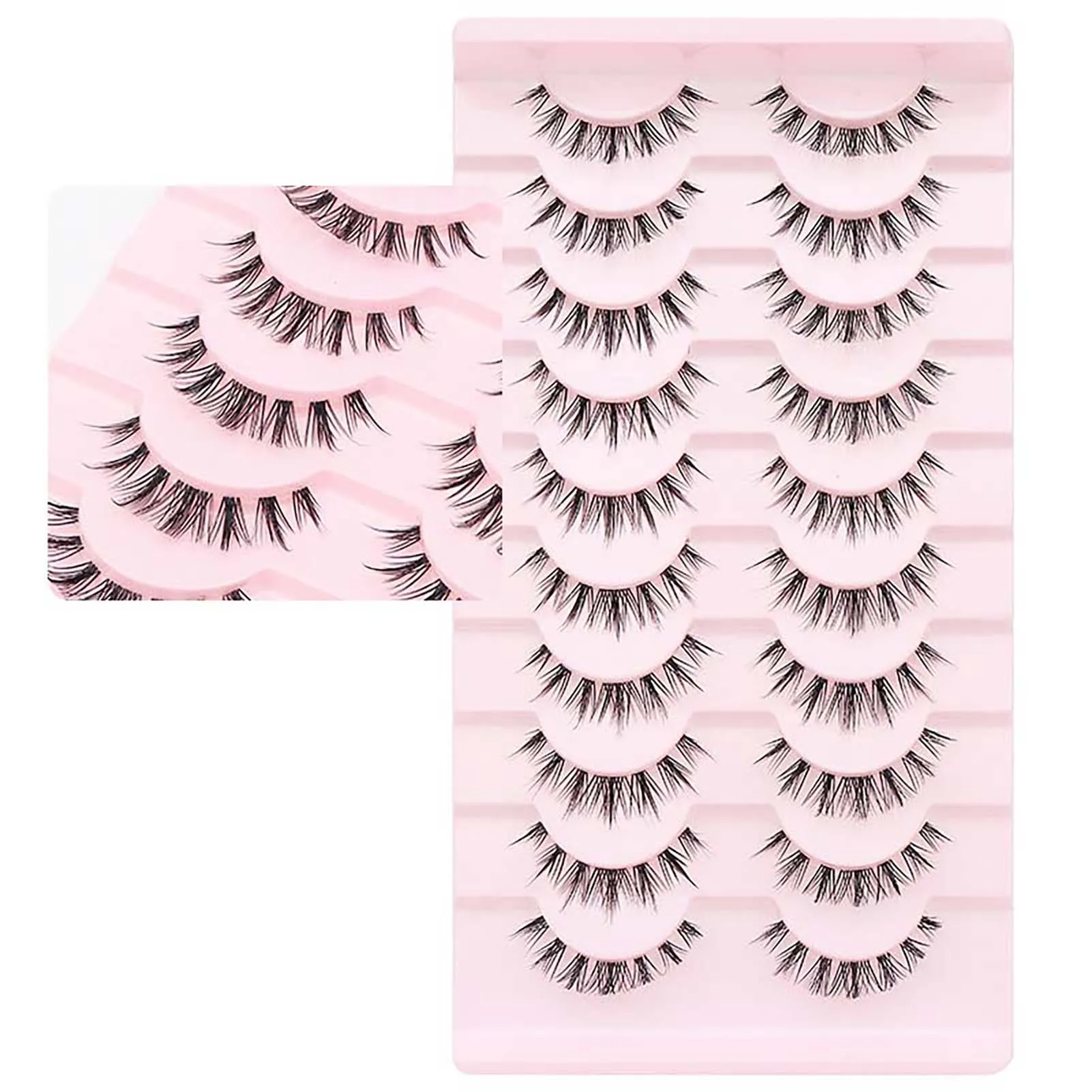 

New Hot Daily Student Simulation False Eyelashes Well Bedded Lengthening Wisps Lashes for Daily Working or Stage Makeup