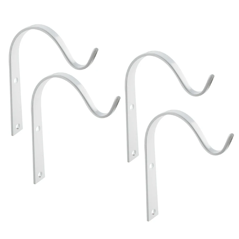 Железный настенный светильник для сада, подвесная вешалка для цветов и растений, кронштейн для горшка, крючок, цвет черный, 4 шт. 
Железный настенный светильник для сада, подвесная вешалка для цветов и растений, кронштейн для горшка, крючок, цвет черный, 4 шт.