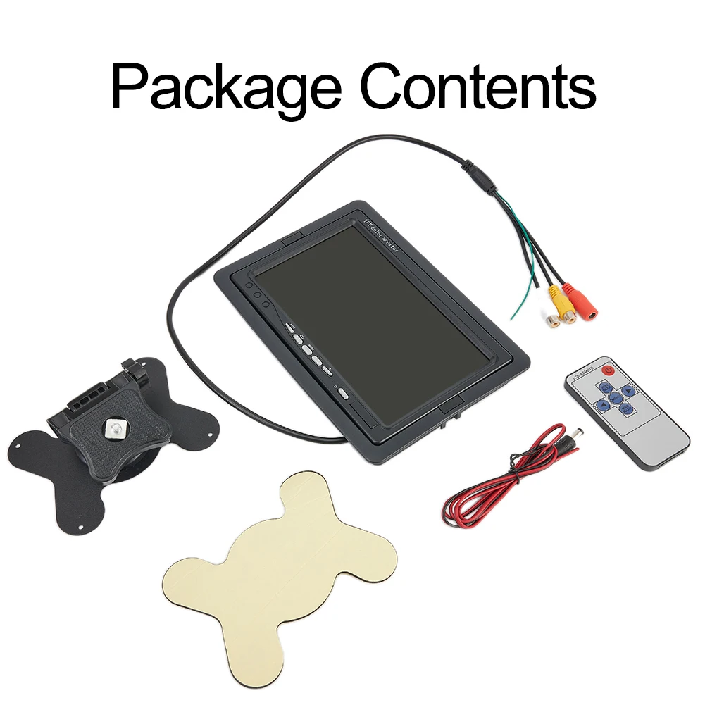 1PC 7 Inch Car Monitor Truck Safety Observed HD Screen Parking Aid Car Monitor 12V/24V Color TFT LCD Car Parking Accessories
1PC 7 Inch Car Monitor Truck Safety Observed HD Screen Parking Aid Car Monitor 12V/24V Color TFT LCD Car Parking Accessories