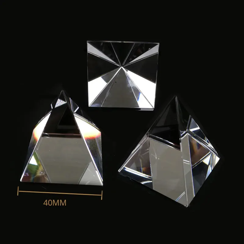 1PC Quadrangular Pyramid Prism Crystal Rainbow Optical Glass Prisma Photography Light Test Science Experiment Instruments 
1PC Quadrangular Pyramid Prism Crystal Rainbow Optical Glass Prisma Photography Light Test Science Experiment Instruments