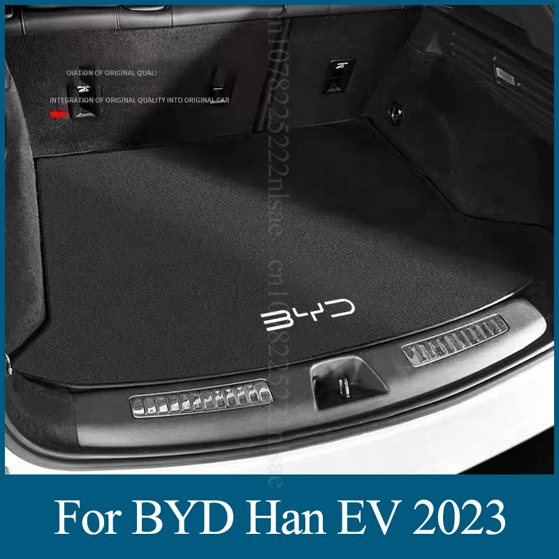 Car Trunk Mat For BYD Atto3 Song Plus DMI Qin Plus EV Han Dolphin 2023 Flannel Car Styling Trunk Protection Mat Auto Accessories 
Car Trunk Mat For BYD Atto3 Song Plus DMI Qin Plus EV Han Dolphin 2023 Flannel Car Styling Trunk Protection Mat Auto Accessories