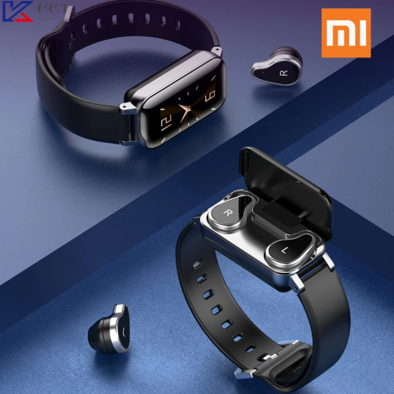 XIAOMI T89 TWS Color Screen 2-in-1 Bluetooth Wristband Earphone Single Touch Support Call Music Sports Headset Smart Watch
XIAOMI T89 TWS Color Screen 2-in-1 Bluetooth Wristband Earphone Single Touch Support Call Music Sports Headset Smart Watch