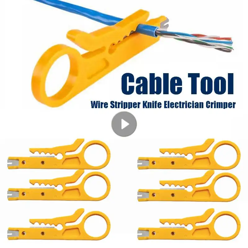 

Плоскогубцы для зачистки кабеля, кусачки для обжима проводов, мини-нож для чистки проводов, многофункциональные щипцы для зачистки проводо...