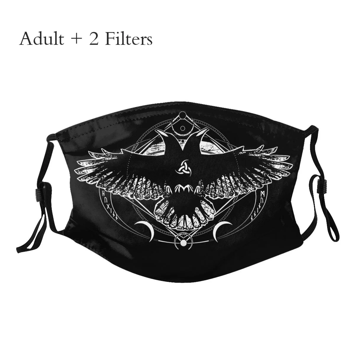 Маски для лица Huginn и Muninn с принтом викингов, стиль викингов, хипстер Mascarilla, многоразовые фильтры PM2.5 
Маски для лица Huginn и Muninn с принтом викингов, стиль викингов, хипстер Mascarilla, многоразовые фильтры PM2.5