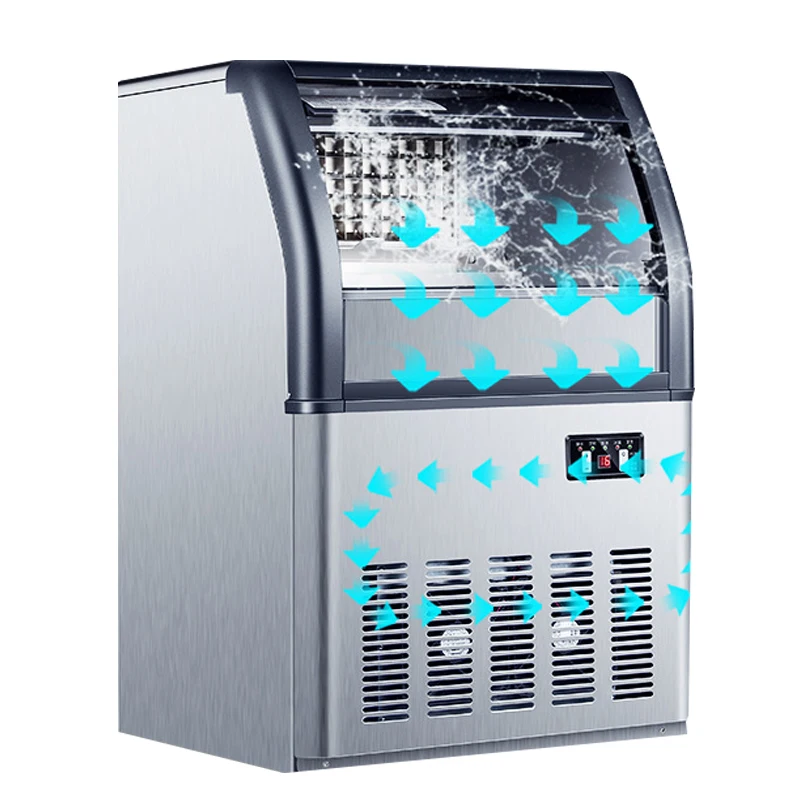 110V/220V Square Ice Cube Ice Maker 80KG Max Automatic Ice cube ice Machine Small Bar Coffee Milk Tea Shop Use
110V/220V Square Ice Cube Ice Maker 80KG Max Automatic Ice cube ice Machine Small Bar Coffee Milk Tea Shop Use