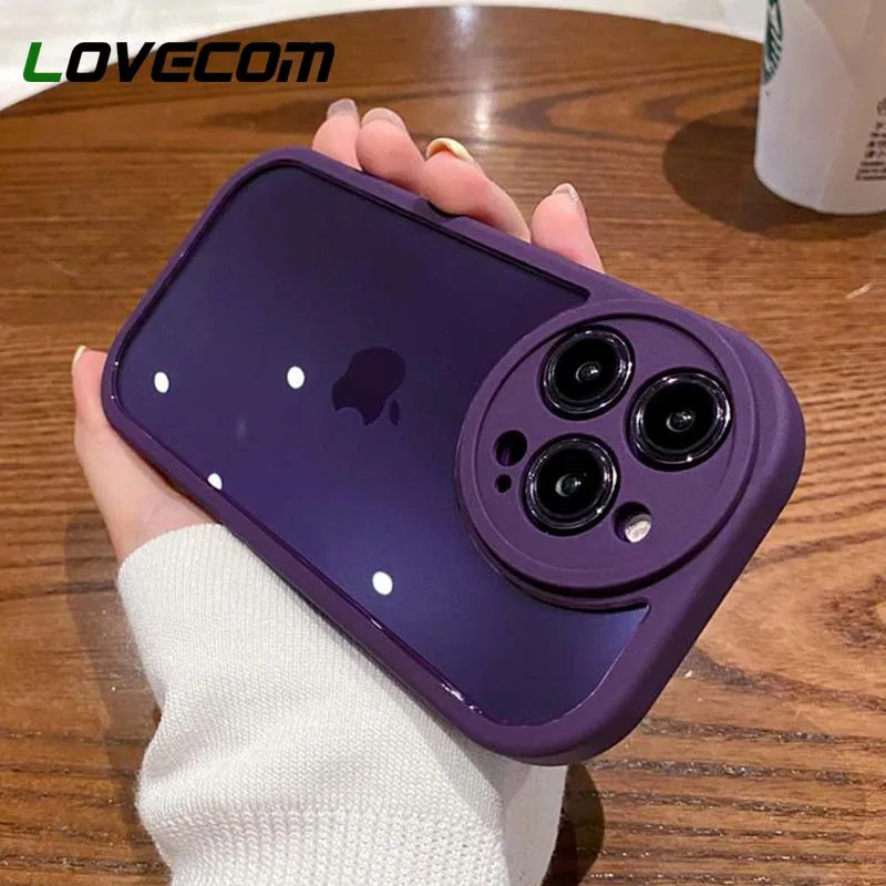 Защитный чехол для iPhone 11 12 13 14 Pro Max Plus, прозрачный однотонный ударопрочный чехол-бампер с круглой камерой, темно-фиолетовый
Защитный чехол для iPhone 11 12 13 14 Pro Max Plus, прозрачный однотонный ударопрочный чехол-бампер с круглой камерой, темно-фиолетовый