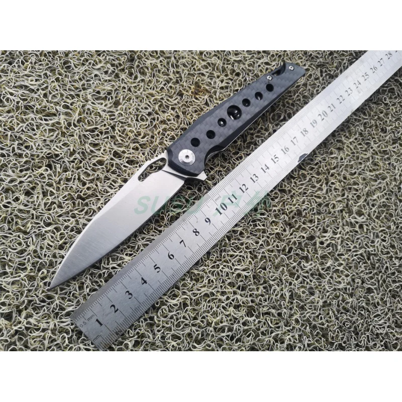 High Quality Carbon Fiber Handle Folding Knife D2 Blade Ball Bearing Quick Opening Outdoor Carry Knife Tool
High Quality Carbon Fiber Handle Folding Knife D2 Blade Ball Bearing Quick Opening Outdoor Carry Knife Tool
