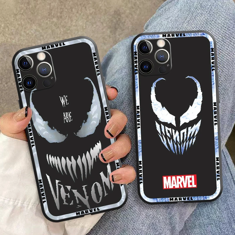 Marvel Venom Phone Case For iPhone 14 11 13 12 Pro 12 13 Mini X XR XS Max SE 6s 7 8 Plus Black Silicone Cover Soft Carcasa
Marvel Venom Phone Case For iPhone 14 11 13 12 Pro 12 13 Mini X XR XS Max SE 6s 7 8 Plus Black Silicone Cover Soft Carcasa