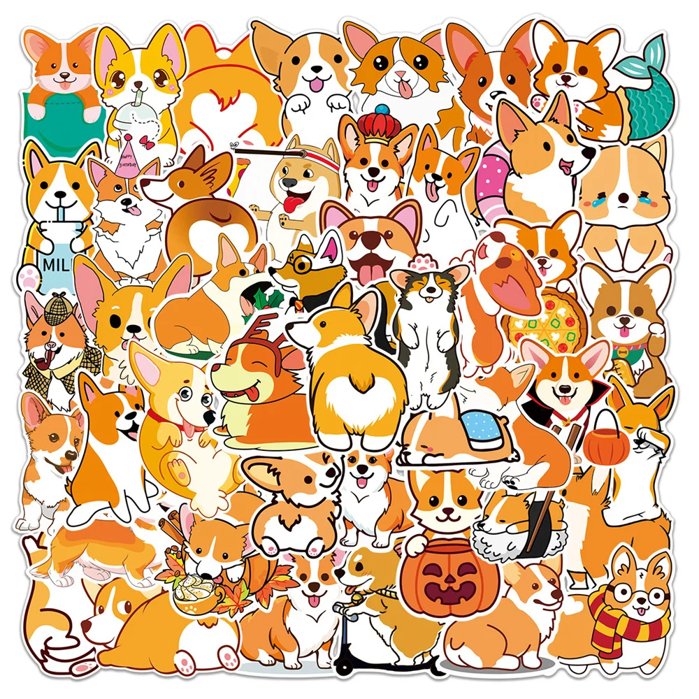 10/30/50PCS Cartoon Cute Corgi Graffiti Stickers DIY Decorative Guitar Suitcase Motorcycle Kids Waterproof Stickers Wholesale
10/30/50PCS Cartoon Cute Corgi Graffiti Stickers DIY Decorative Guitar Suitcase Motorcycle Kids Waterproof Stickers Wholesale