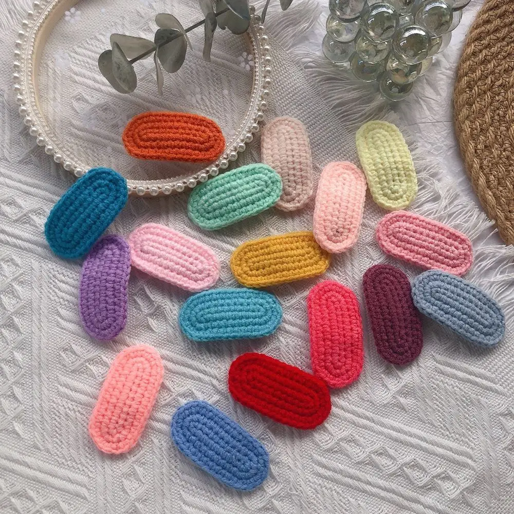 20pcs Multicolor Handmade Cotton Wool Yarn Crocheted Knitted Snap Hair Clips Slide Barrettes Grip for Women Girls Kids Teens Pet
20pcs Multicolor Handmade Cotton Wool Yarn Crocheted Knitted Snap Hair Clips Slide Barrettes Grip for Women Girls Kids Teens Pet
