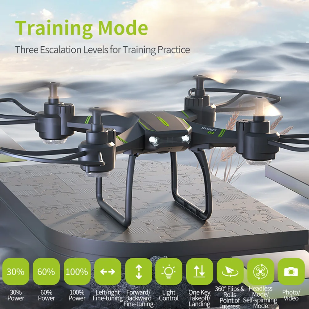 JJRC H105 RC Drone 2.4G 1080P Camera RC Quadcopter UFO WiFi FPV Smart One Key Return UAV Headless Mode Gift Toy Kids Beginner
JJRC H105 RC Drone 2.4G 1080P Camera RC Quadcopter UFO WiFi FPV Smart One Key Return UAV Headless Mode Gift Toy Kids Beginner
